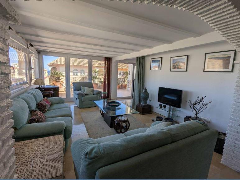 Ferienwohnung Sea View Penthouse Fuengirola Exterior foto
